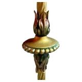 LL - Pair of Vintage Art Nouveau Vintage Metal Floor Lamps