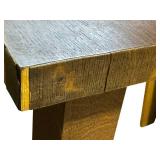 LL - Oak Vintage Pedestal Stand