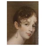 DR - Vintage Portrait Print in Carved Frame