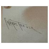 C. Warde Traver Art Nouveau Portrait Prints - 3 Pieces