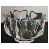 Orrefors Corona Bowl - Clear Glass, Swedish Crystal