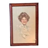 Philip Borlen Vintage Victorian Print - Framed