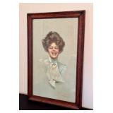 Philip Borlen Vintage Victorian Print - Framed