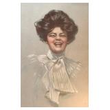 Philip Borlen Vintage Victorian Print - Framed