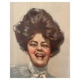 Philip Borlen Vintage Victorian Print - Framed