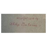 Philip Borlen Vintage Victorian Print - Framed