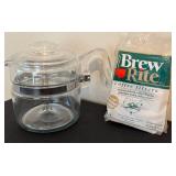 Pyrex Vintage Glass Percolator