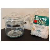 Pyrex Vintage Glass Percolator