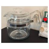Pyrex Vintage Glass Percolator