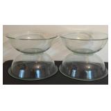 DR - Pyrex 4 Qt Glass Mixing Bowls - Set of 4, Light Wear