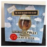 DR - New Belgium Beer Glass - Glass from The New Belgium Brewing Co. Boxed