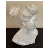 LR - Porcelain Bust of a Woman with Updo