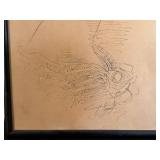 DR - R. Schoyan Antique Portrait Drawing - 1913