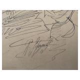 DR - R. Schoyan Antique Portrait Drawing - 1913