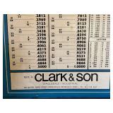 Butterfield The Complete Line Metal Advertising Sign by Clark & Son