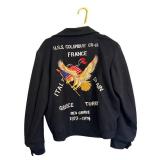 USS Columbus CG-12 Navy Bomber Jacket Med Cruise 1973-1974 (France/Italy/Spain/Greece/Turkey)