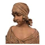 DR - Vintage Ceramic Bust - Female Head