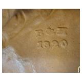 LR - Antique Bradley and Hubbard Art Nouveau Cast Iron Wall Plaque