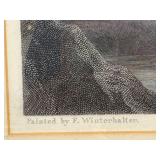 LR- Her Most Gracious Majesty the Queen, Queen Victoria Portrait Engraving (Engraved by Forster, Paris 1846)