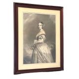 LR- Her Most Gracious Majesty the Queen, Queen Victoria Portrait Engraving (Engraved by Forster, Paris 1846)