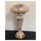 BR - Art Nouveau Floral Glass Table Lamp