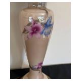 BR - Art Nouveau Floral Glass Table Lamp