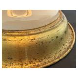 BR - Art Nouveau Floral Glass Table Lamp