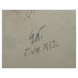 DR - Vintage Art Deco Portrait Drawing