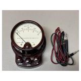 LL - Weston Model 528 Volts AC Voltmeter - Vintage Bench Instrument w/ Leads