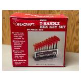 LL - EXCRAFT Metric T-Handle Hex Key Set 10-Piece (2-10 mm)