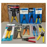 LL - Wire Strippers & Pliers Lot - Craftsman RoboGrip & Ideal Stripsmaster Lite