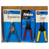 LL - Wire Strippers & Pliers Lot - Craftsman RoboGrip & Ideal Stripsmaster Lite