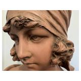DR - Vintage Ceramic Bust - Female Head