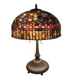 LL - Tiffany-Style Stained Glass Table Lamp