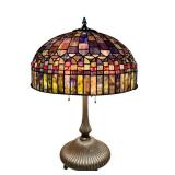 LL - Tiffany-Style Stained Glass Table Lamp