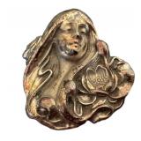 Antique Sterling Art Nouveau Brooch