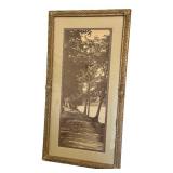 LR - The Nat. Art Co. Landscape Print - Framed, 1909