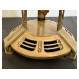 LR - Cosmos Brenner Antique Bronze Oil Lamp