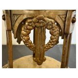 LR - Cosmos Brenner Antique Bronze Oil Lamp