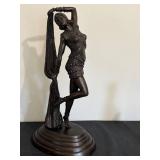 LR - Demetre Chiparus Syrian Dancer - Art Deco Bronze Sculpture
