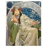 LL - Alphonse Mucha Die Prinzessin Anacinta Art Nouveau Framed Print