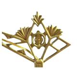 LL - Antique Art Deco Metal Bridge Lamp