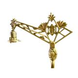 LL - Antique Art Deco Metal Bridge Lamp