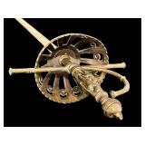 DR - Decorative Sword - 40in Blade, Circular Basket Hilt, No Markings