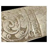 DR - Decorative Sword - 40in Blade, Circular Basket Hilt, No Markings