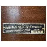 LL - Michigan Radio Corp Vintage Amateur Radio Receiver - Two-Box Set, Serial No. 21969 (Grand Rapids)