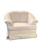 LR - Art Deco Upholstered Swivel Chairs - Pair,