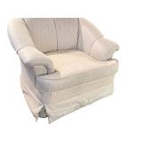 LR - Art Deco Upholstered Swivel Chairs - Pair,