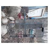 Receiver hitch cargo carrier