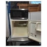 Haier mini fridge and Frigidaire microwave